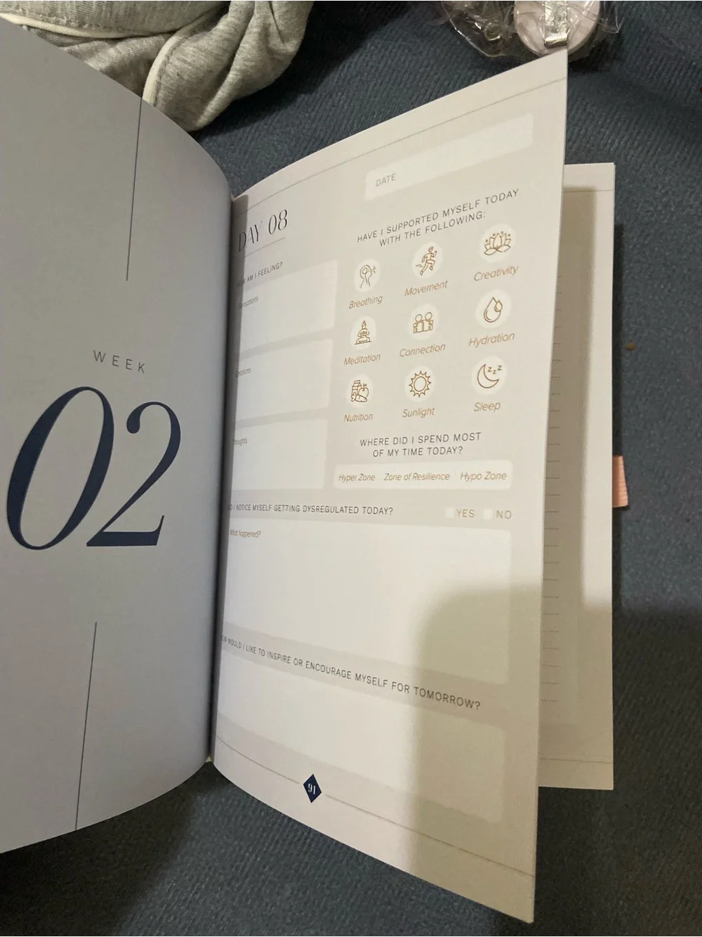 Mental Health Journal, 91-Day Guided Journal, Pink